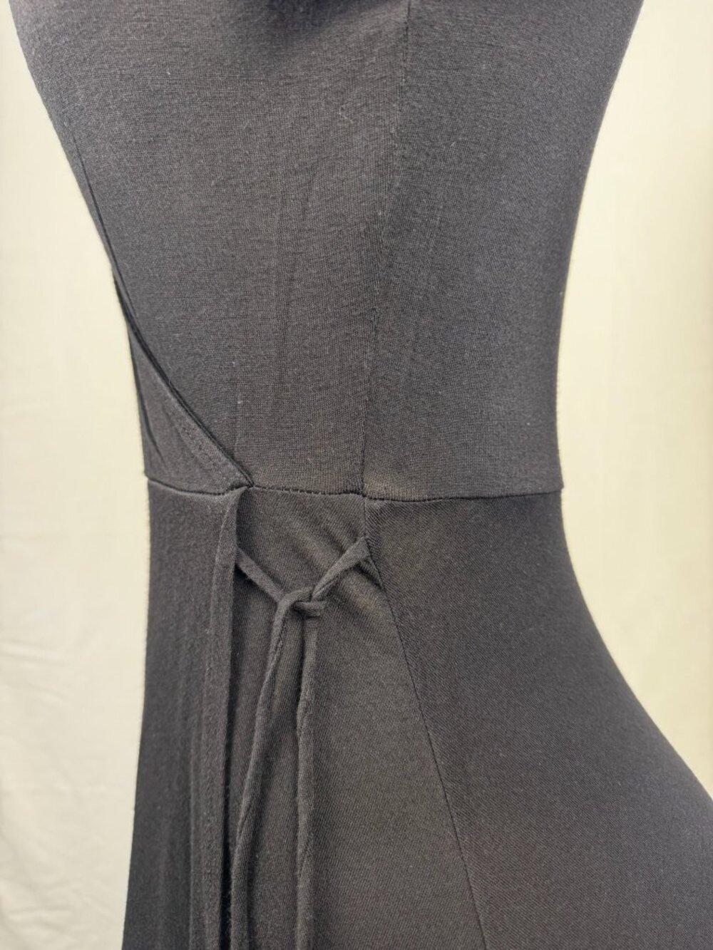 Kimchi Blue Small Faux Black Side Tie Mini Dress - Picture 4 of 7